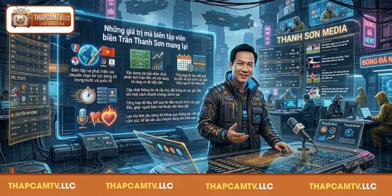 Những giá trị mà biên tập viên Trần Thanh Sơn mang lại